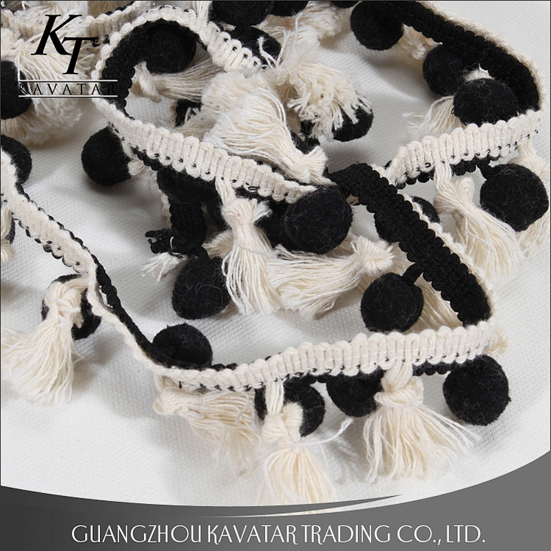 New arrival garment decoration pom pom ball tassel,wholesale trim for home textiles accessories