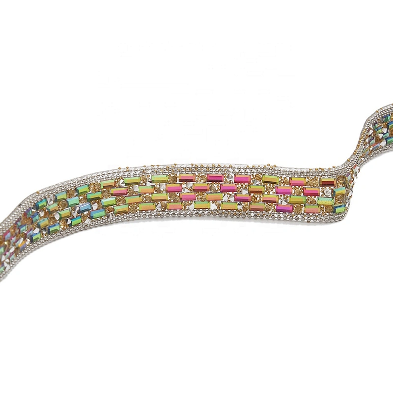 Factory wholesale Banding Trim hotfix   rhinestones trimming   for shoes  for Clothing for hat bead  Glass to   trimming transfers