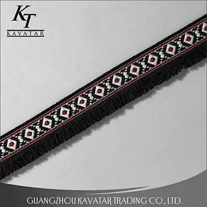 Wholesale polyester ethnic embroidery ribbon for clothes