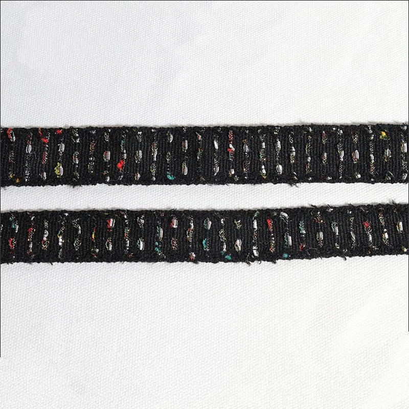 Custom design various styles embroidered tape and dacron ribbon