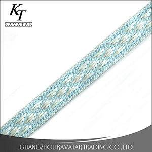 Fashion High Quality Trimming Customized  Embroidery Ribbon