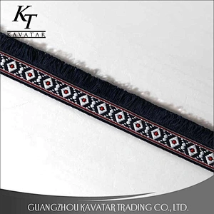 Wholesale polyester ethnic embroidery ribbon for clothes