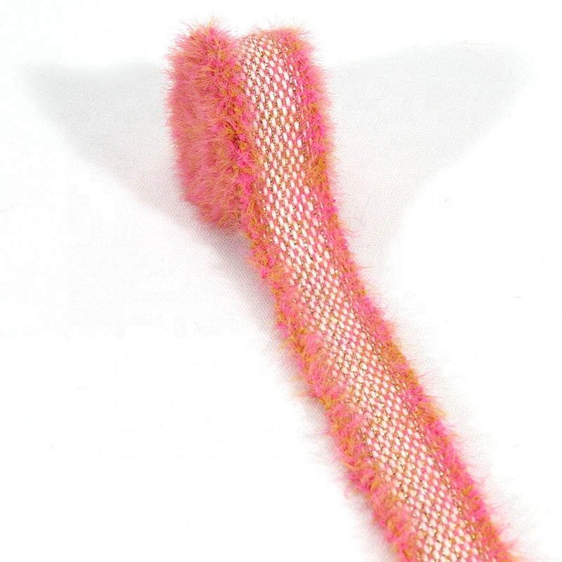 Kavatar Colorful Muticolorl Custom Weaving Ribbon Trim For Garment