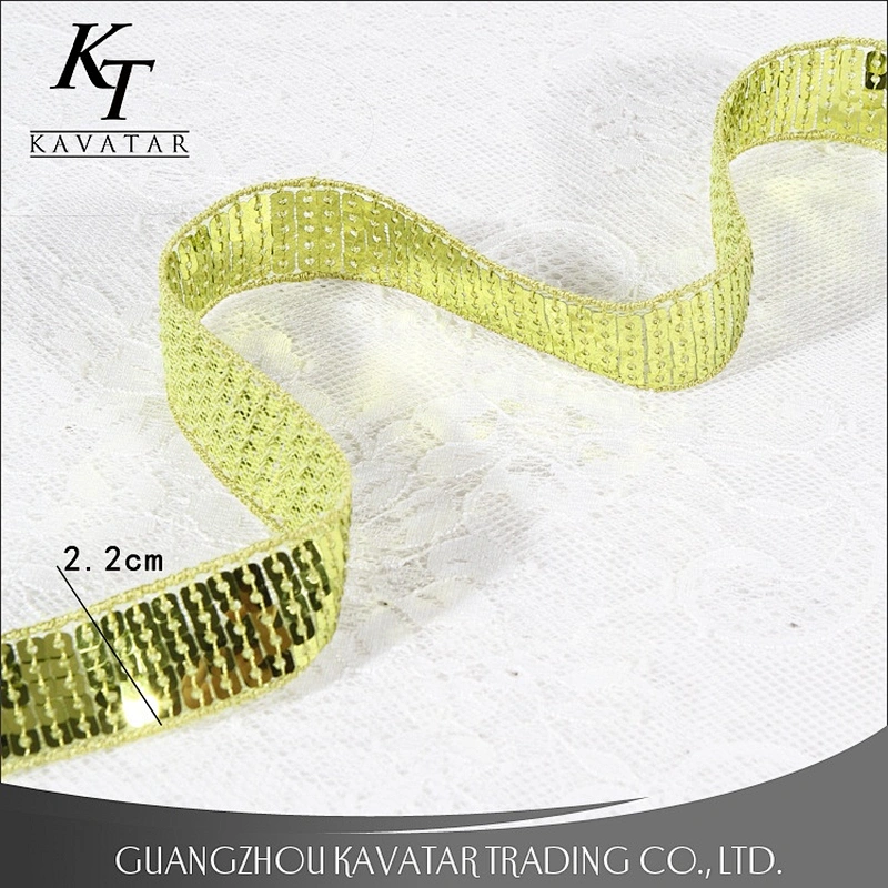 2.2cm width mini sequin trim tape wholesale