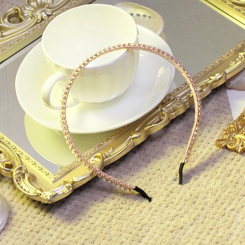 Headbands for women 2020 Korean baroque diamond flower hair band web celebrity street beat hair band
