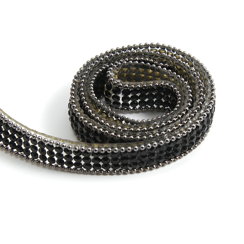 Kavatar Wholesale Trim Hotfix Trimming Theme Rhinestone For Clothing Buyers For Garment Accessories Banding Hotfix Trime