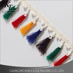 Wholesale mixing color tassel,curtain tassel
