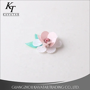 Handmade 3D Sequin Flower For Clothing Accessories