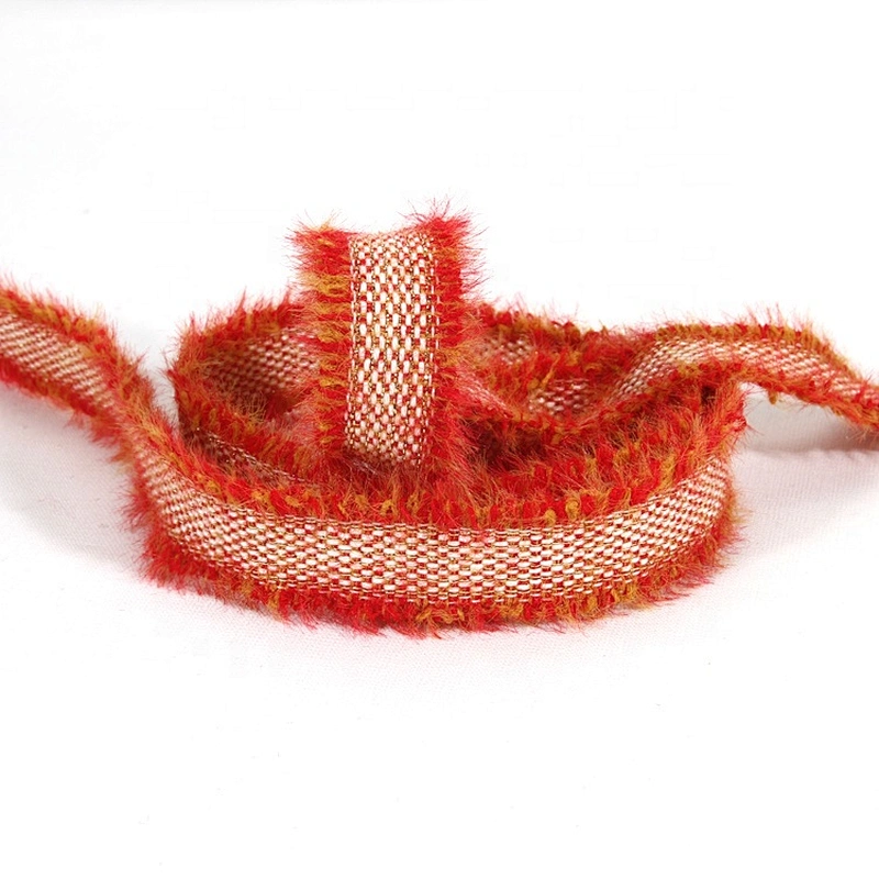 Kavatar Colorful Muticolorl Custom Weaving Ribbon Trim For Garment