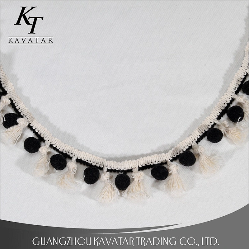 New arrival garment decoration pom pom ball tassel,wholesale trim for home textiles accessories