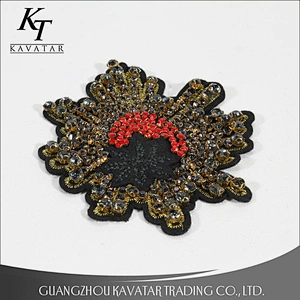Special Design Beaded Crystal Rhinestones Patches Sewing Accessories