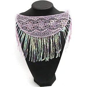wholesale water - soluble bead embroidery clothing accessories lace embroidery fabric sequins decoration lace