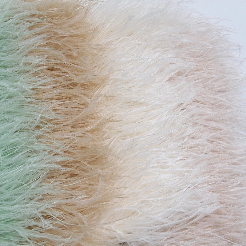 KAVATAR High quality ostrich feather decoration dress dress shoe hat ribbon feather decoration party trim craft