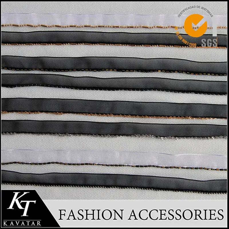Double Color 1.1 CM Lace Trimming Exquisite Design Band