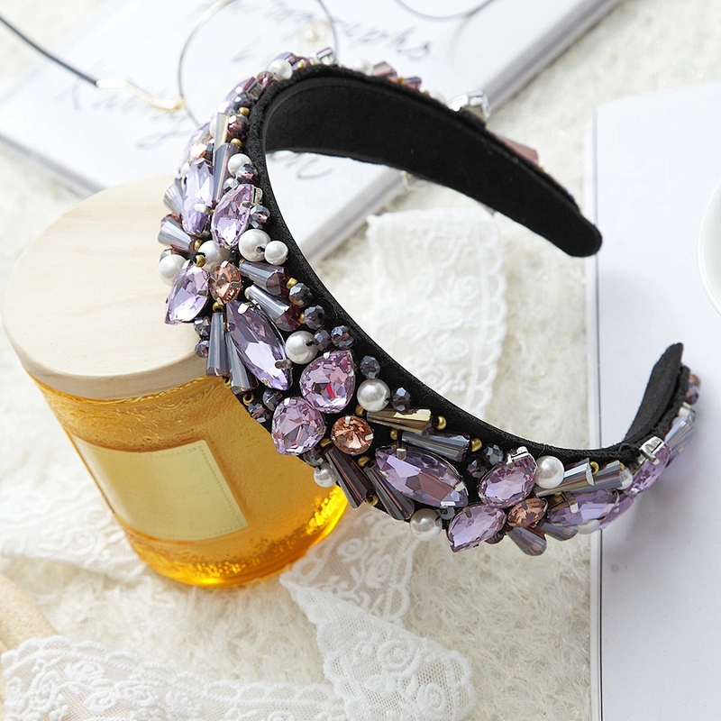 Fashion headbands 2020 korean version of The European and American style  hair accessories headband rhinestone headbands