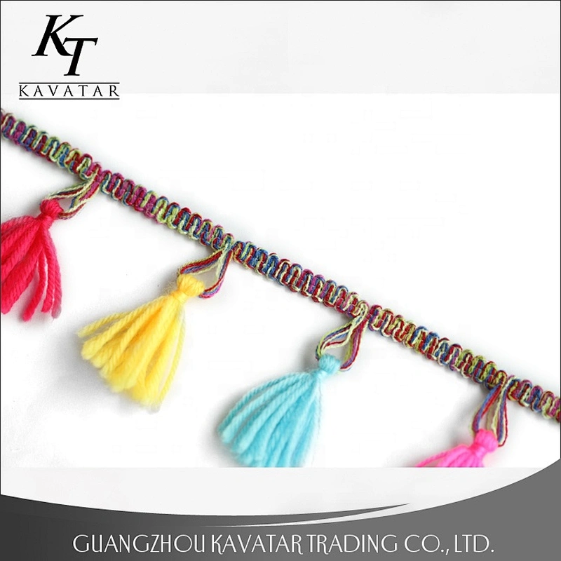 Kavatar Wholesale Various Colors Tassel Fringe For Curtain