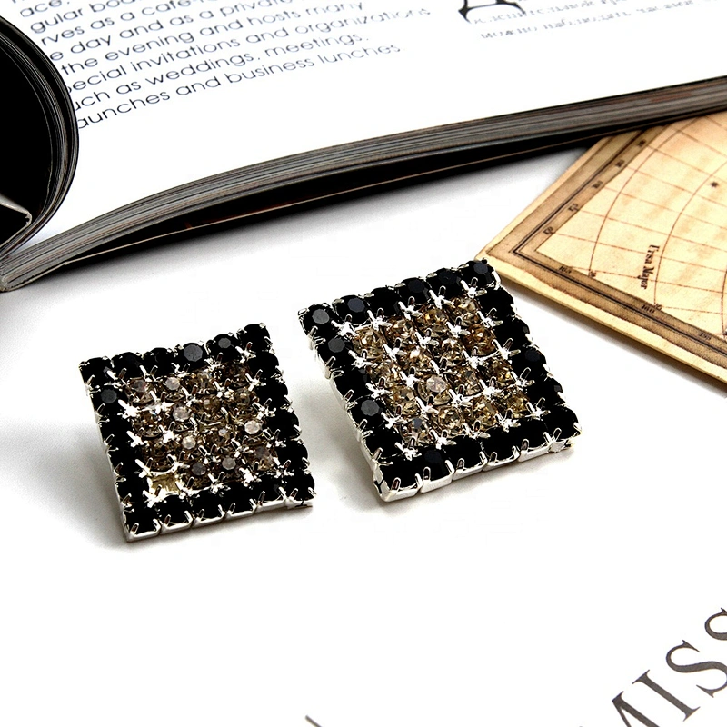 European and American style clothing rhinestone buttons crystal pearl clothing accessories wholesale butt