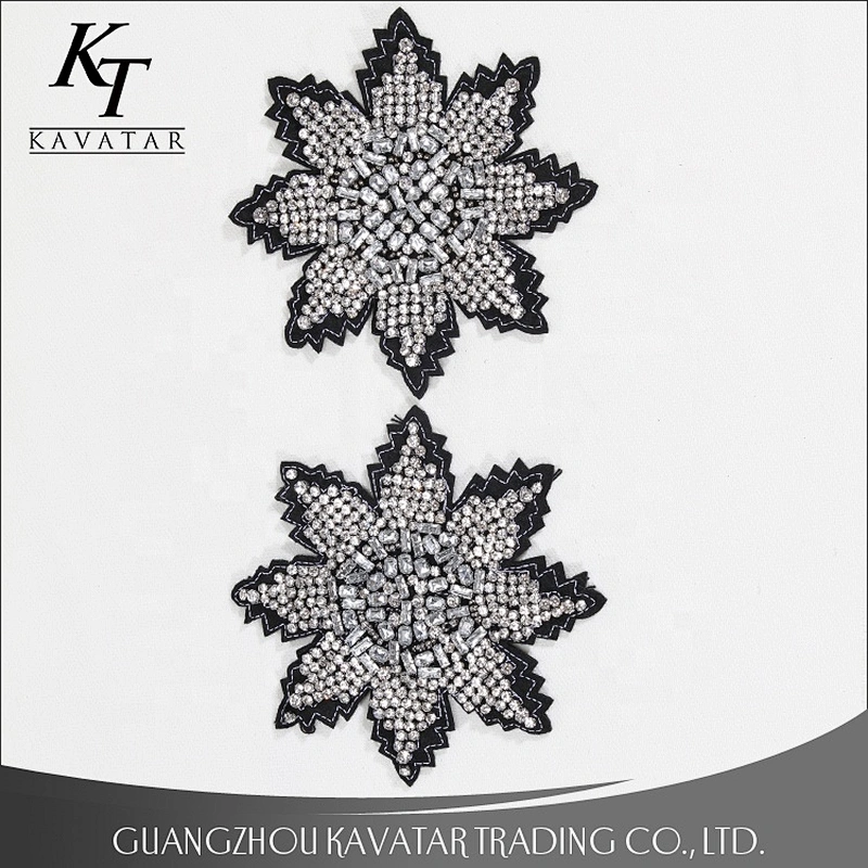 Fashion jeans embroidery designs rhinestone embroidery for garment