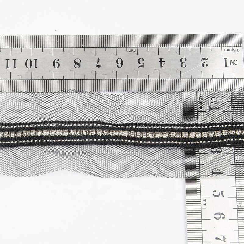 beaded trim black beaded embellished neck trim