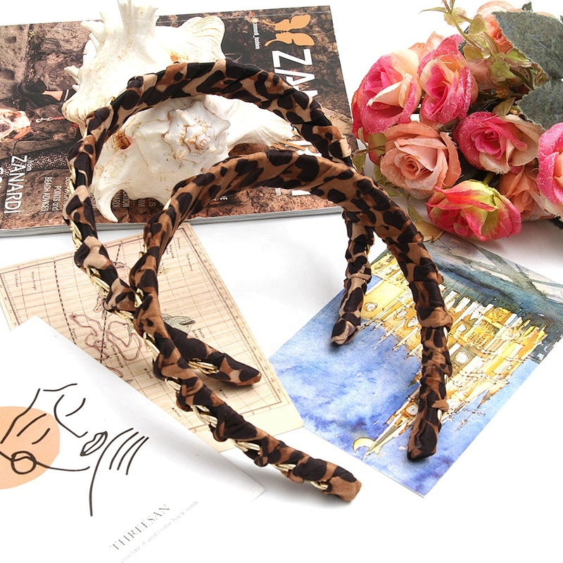Korean version of tiger and leopard stripe manufacturers female hairband hair accessories New fashion headbands 2020