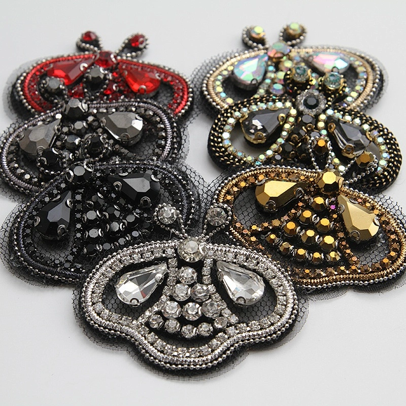 Hotfix Rhinestones,Insect Patches Iron On Fashion Patch Applique DIY Handbag