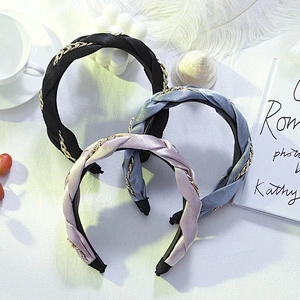 American and Korean winter wide band fashion web celebrity street party hair accessories  rhinestone designer headbands