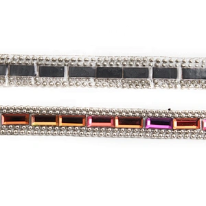 wholesalehot Banding Trim hotfix rhinestones trimming hot  to bead  Glass  trimming  for shoes  for Clothing for hat  for dress transfers