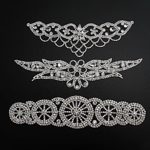 Kavatar High Quality Dress Applique Rhinestone For Bridal