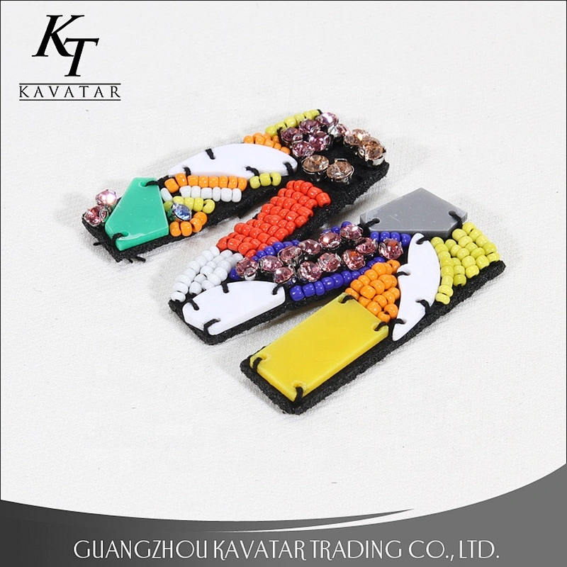Bling Rhinestone Letter Appliques Beaded Crystal Patches Appliques