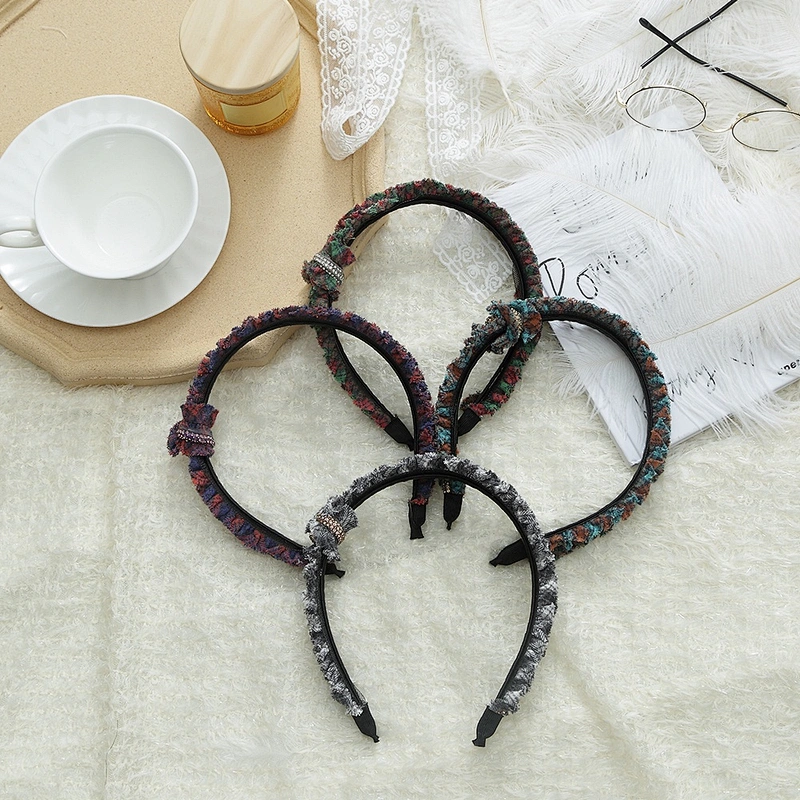 Europe and America restoring ancient ways hair hoop fashion Designer headband women hair headband girl rhinestone hairbands