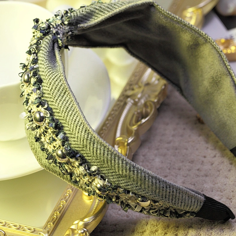 European and American fashion 2020  rhinestone women headbands designer headbands winter headband