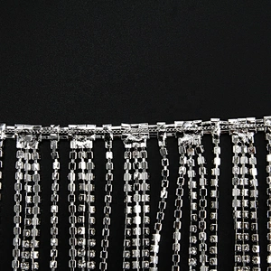wholesale cheap Beaded Fringe Decorative bling bling decorative rhinestone trim rhinestone chain trim