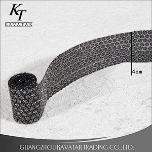 New design high quality 6mm round sequin lace ribbon trim wholesale