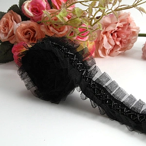 new crystal pearls beads rhinestone trim beaded embellished neck trim