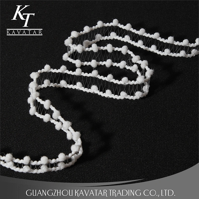 Kavatar 2019 New Style Design Mini pompom Lace Decoration For Garment