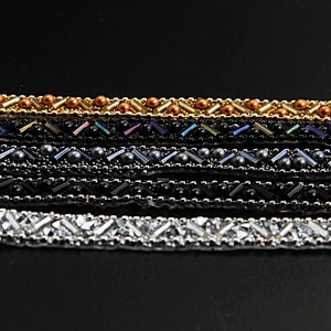 Kavatar Wholesale Hotfix Trim Trim Fringe For Dresses DIY Garment Accessory Iron on Trims