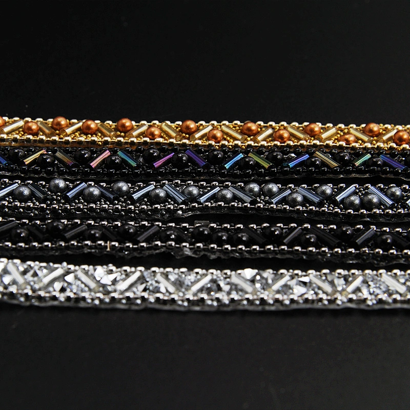 Kavatar Wholesale Hotfix Trim Trim Fringe For Dresses DIY Garment Accessory Iron on Trims