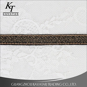 New Design Gold Accessories Beaded Trim Tape
