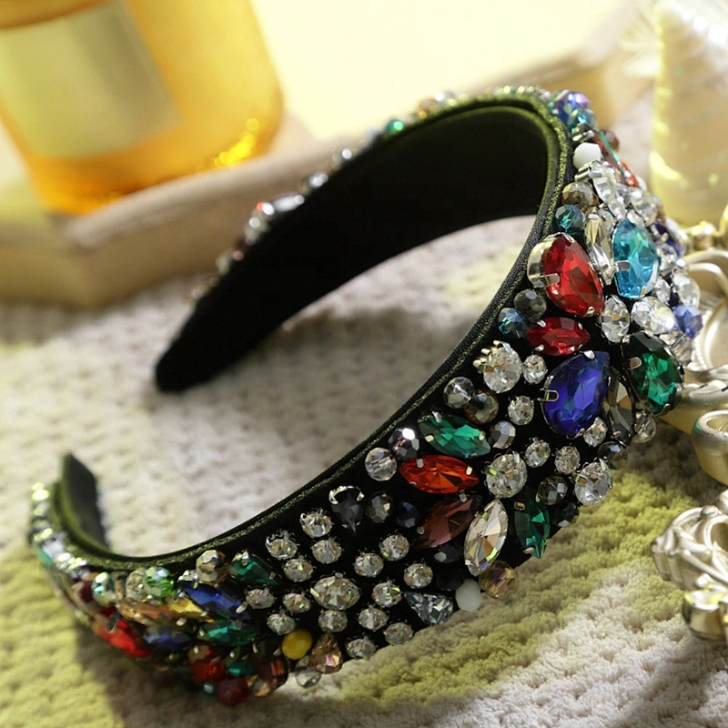 Headbands for women 2020 designer headbands European and American minimalist hair band ,rhinestone headbands