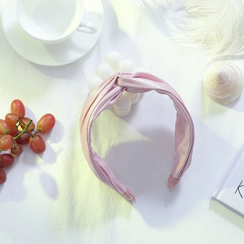 American and Korean versions of polyester slippery winter wide band fashion web celebrity street party hair accessories