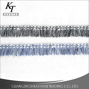 Custom Beautiful Fringe Embroidery Ribbon Tape