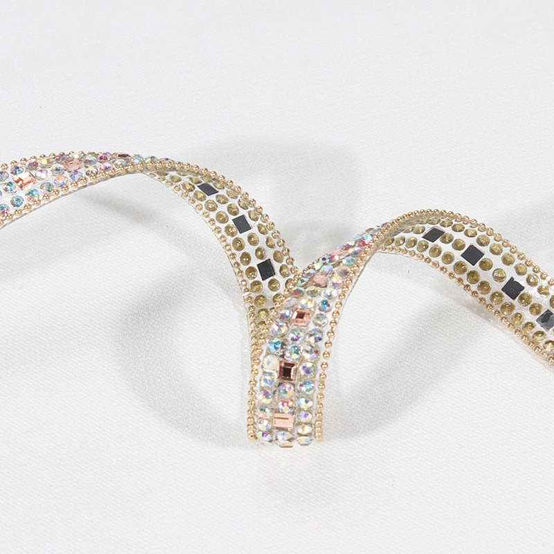 1cm Accessories Ball Decorated Rhinestone Beaded Hotfix Transfer Trim for Clothes Shoes etc