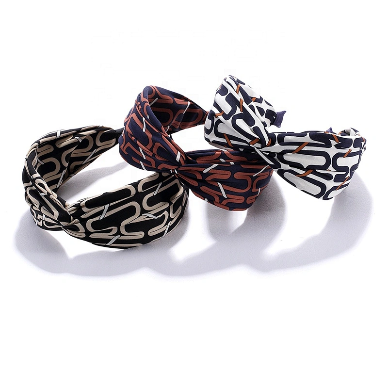 2020 European and American manufacturers direct Korean wide - rimmed retro ladies hair accessories  designer headbands