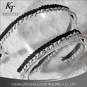 Wholesale Drilled Beaded Lace Trim Decorative Tape For Pants