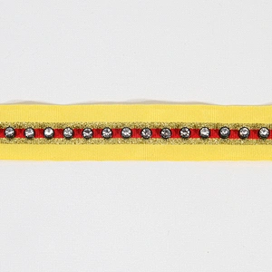 New beads tape trim for decorative garment