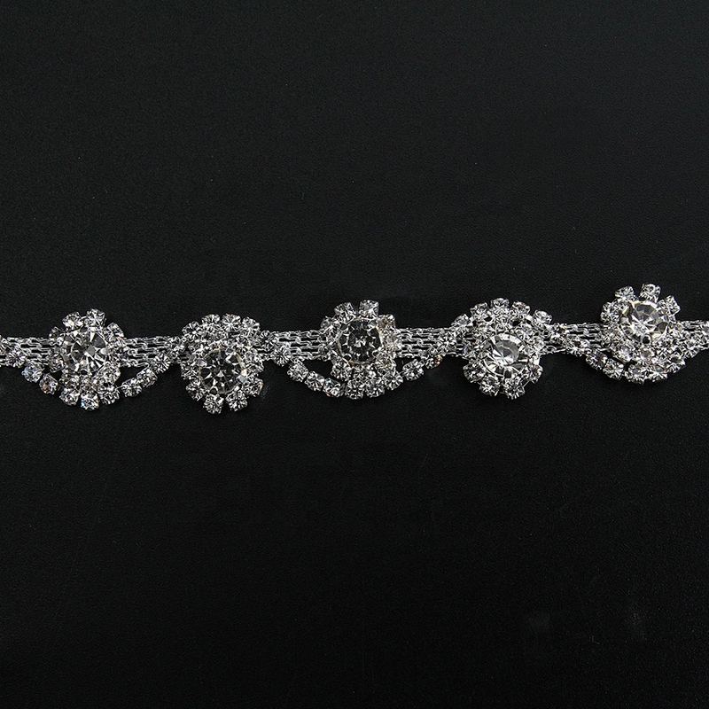 Kavatar Cheap Wholesale Simple Rhinestone Chain Choker Necklace