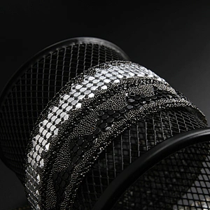 Kavatar Wholesale 4cm Width Hotfix Motif Designs Theme Rhinestone Hot Fix Rhinestone Trimming For Dresses Accessories CHF0141