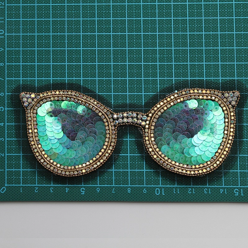 DIY Handbag Backpack Jacket Shirts Rhinestones Sunglasses Hotfix Designer Shades Glasses Patch Fashion Patch
