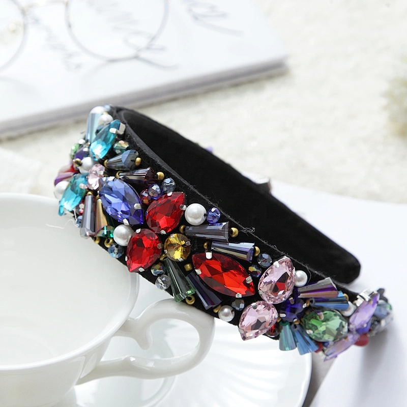 Fashion headbands 2020 korean version of The European and American style  hair accessories headband rhinestone headbands