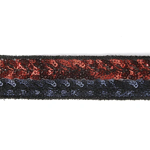 Wholesale New Arrival Double-Deck Lace Trim Hand Embroidery Sequin Tape For Dress